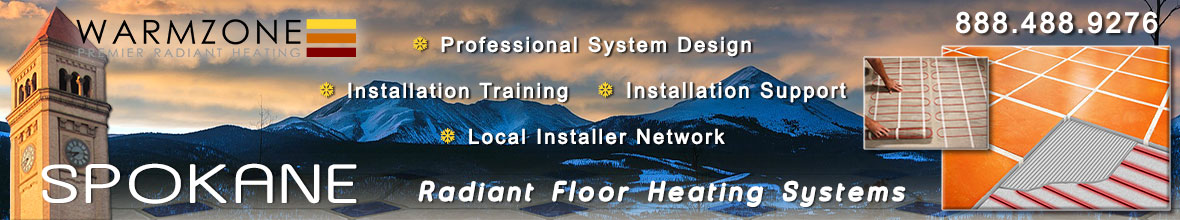 Spokane radiant floor heating banner